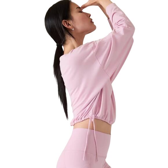 Athleta Cool Down Top In Begonia Pink Size XL NWT - Picture 6 of 9